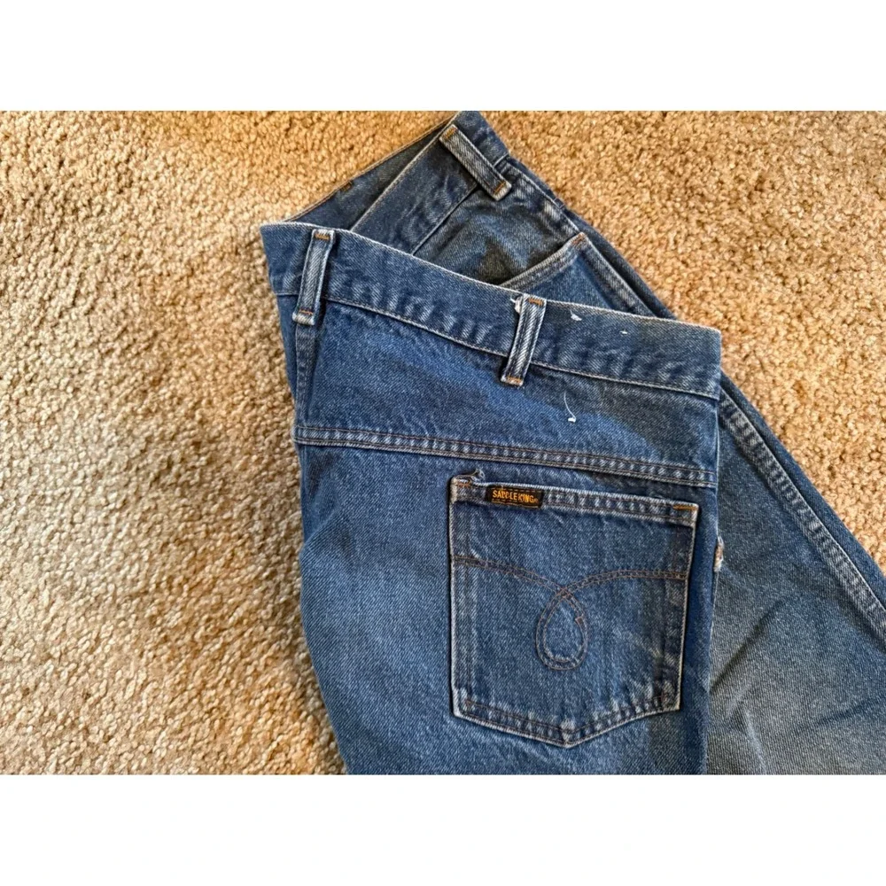 Vintage Men's Saddle King ‎ Relaxed Fit Blue Denim Jeans